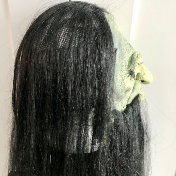 Halloween Mask, Vintage 2003, The Paper Magic Group, Creepy Mask, Beard, Zombie - Picture 8 of 16